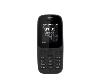 Smartfon Nokia 105 2017 Dual SIM czarny